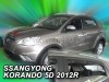 Ανεμοθραύστες Heko για Ssangyong Korando (2012+) 5 πορτο - 4 τμχ εμπρός και πίσω