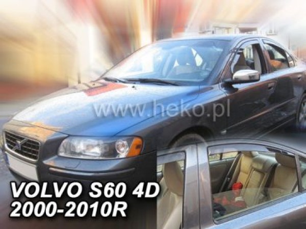 Ανεμοθραύστες Heko για Volvo S60 (2000-2010) sedan - 4 τμχ εμπρός και πίσω