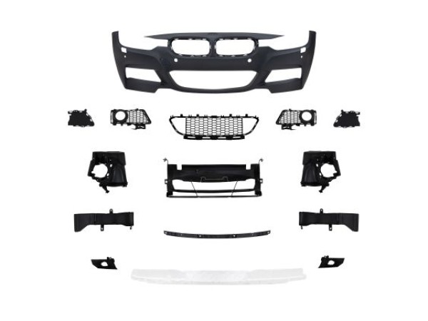 Προφυλακτήρας εμπρός για BMW F30 (2011+) - M pack - χωρίς προβολάκια, με parktronik - JOM