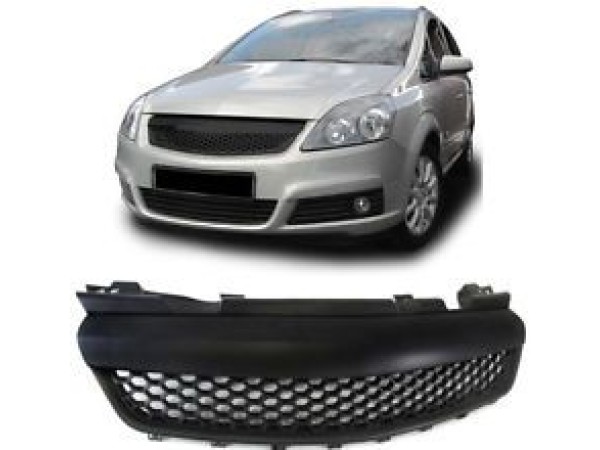 Μάσκα χωρίς σήμα για Opel Zafira B (2005-2008) - κυψελωτή μαύρη
