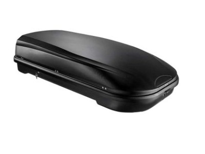 Μπαγκαζιέρα οροφής Junior Easy 198x78x40cm με μονόπλευρο άνοιγμα και κλειδί, 480 λίτρα - μαύρη