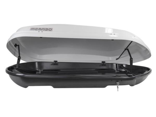 Μπαγκαζιέρα οροφής Menabo Diamond 450 White, Max 75kg, 1630x360x907mm