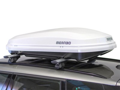 Μπαγκαζιέρα οροφής Menabo Diamond 450 White, Max 75kg, 1630x360x907mm