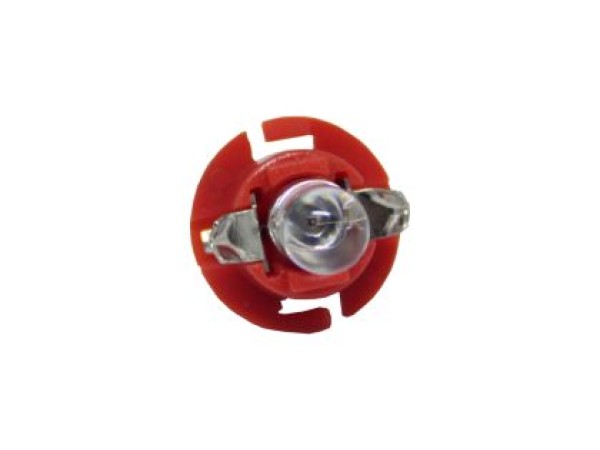 Led λάμπα τύπου B8.4D 12V/ 2W κόκκινη - 1τμχ.