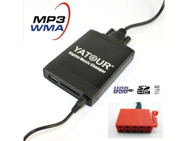 USB / MP3 Changer με Bluetooth* για Mazda 3 / 5 / 6 / 323 / RX8 / MX5 / CX7 / MPV / Protege μετά το 2008
