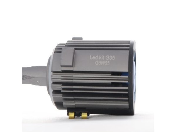 Led λάμπες για VW Golf 6 / Golf 7 / Mercedes Sprinter (2006-2018) μοντέλο A60 για μεσαία ή μεγάλα φώτα 20000 lumen , 55 Watt - CANBUS 6000K - 1400% πιό έντονη φωτεινότητα 2τμχ.