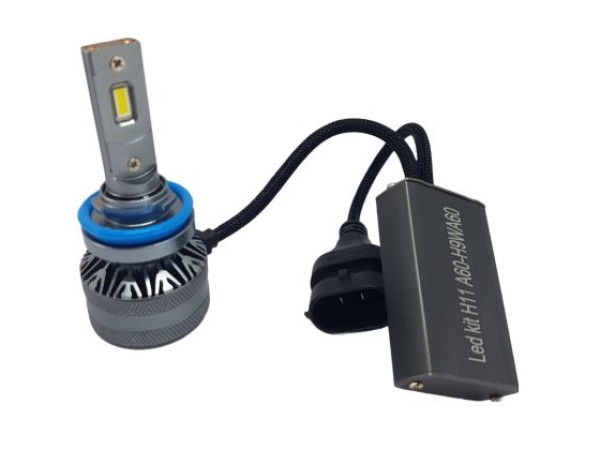 Led λάμπες H8 / H9 / H11 για μεσαία ή μεγάλα φώτα 155 000 lux , 55 Watt - CANBUS 6000K - 300% πιό έντονη φωτεινότητα 2τμχ.