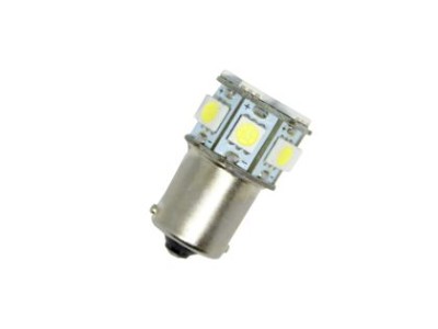 Led λάμπα τύπου BA15S με 13 SMD led μονού φωτισμού λευκή - 1τμχ.