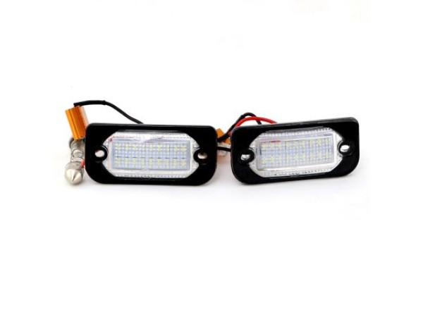 Πλαφονιέρα πίσω πινακίδας για Mercedes W208 / W209 CLK, 61x28 mm - 2 τμχ.
