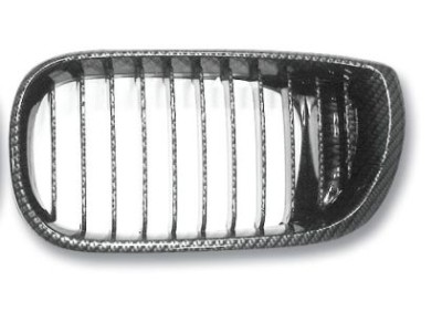 Μάσκα για BMW E46 sedan / combi (2001+) - carbon - 2τμχ.