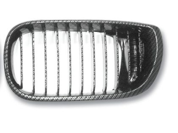 Μάσκα για BMW E46 sedan / combi (2001+) - carbon - 2τμχ.