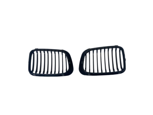 Μάσκα για BMW E46 sedan και combi (1998-2001) και compact (2001-2005) - μαύρη - 2τμχ.