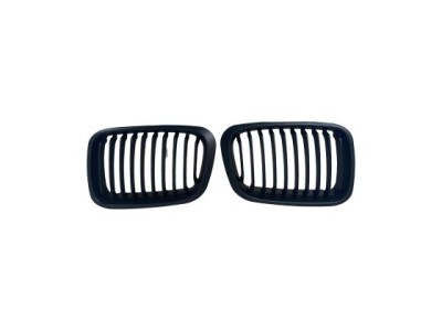 Μάσκα για BMW E46 sedan και combi (1998-2001) και compact (2001-2005) - μαύρη - 2τμχ.
