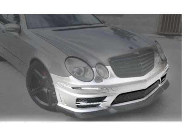 Προφυλακτήρας εμπρός για Mercedes W211 E-Class (2006-2009) - AMG Design με LED φώτα ημέρας