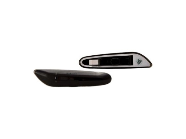 Led φλας φτερού για BMW E90 / E91 / E92 / E93 / E87 / X1 - φιμέ με τρεχούμενο φλας - σετ 2τμχ.