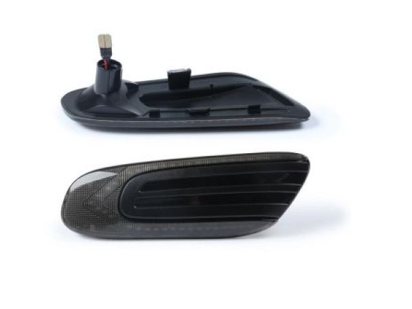 Led φλας φτερού για Mini Cooper F55,F56,F57 (2014-2021) - φιμέ με τρεχούμενο φλας - σετ 2τμχ.