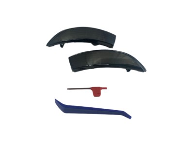 Τρεχούμενα led φλας για καθρέφτες για Ford Fiesta (2008-2018), B-Max (2012+) - φιμέ με τρεχούμενο φλας - σετ 2τμχ.