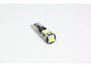 LEd λάμπα τύπου Τ10 με 3 SMD led - CANBUS 6000K - 1τμχ.