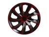 Τάσια αυτοκινήτου WJ-5084-14-RB - 14" ιντσών - Μαύρα / Κόκκινο - 4 τμχ.