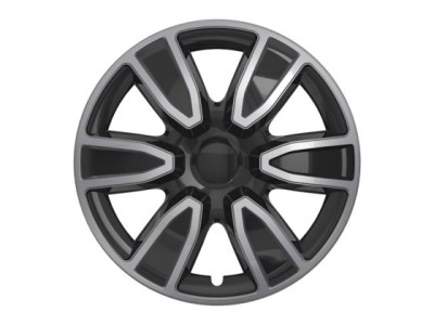 Τάσια αυτοκινήτου WJ-5087-13-DP - 13" ιντσών - Μαύρο / Ασημί - 4 τμχ.