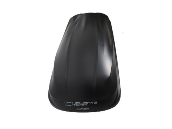 Μπαγκαζιέρα οροφής Junior Altro 185x80x41cm με διπλό άνοιγμα με κλειδί, 460 λίτρα - μαύρη