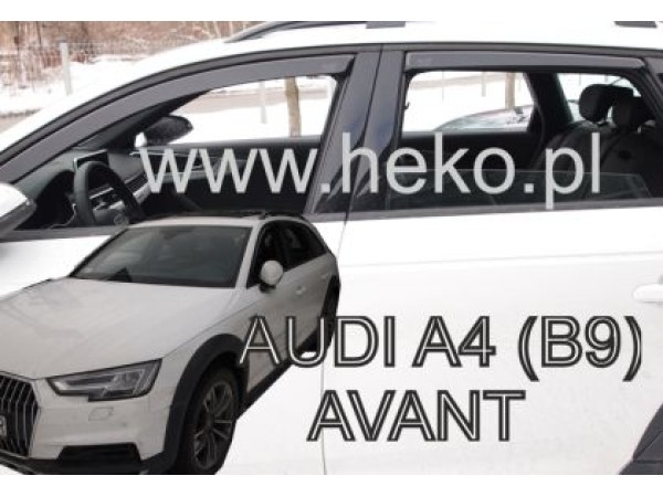 Ανεμοθραύστες Heko για Audi A4 B9 (2016+) combi - 4 τμχ. εμπρός και πίσω