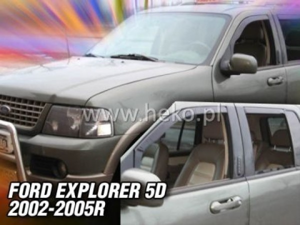 Ανεμοθραύστες Heko για Ford Explorer III (2002-2005) 5 πορτο - 4 τμχ. εμπρός και πίσω