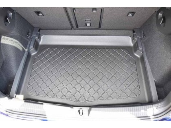 Πατάκι - σκαφάκι πορτ μπαγκάζ για Volkswagen Golf 8 (2019+) hatchback lower boot adjustable boot floor in the lowest position with mini spare tyre / tyre repair kit - 1τμχ.