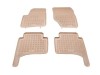 Λαστιχένια πατάκια Rezaw-Plast για VW Touareg / Porsche Cayenne (2002-2010) - τύπου σκαφάκι - μπεζ - 4τμχ.
