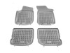 Λαστιχένια πατάκια Rezaw-Plast για VW Golf 4 / VW Bora / VW Jetta / VW Beetle / Skoda Octavia (1997-2010) / Seat Leon και Toledo (1999-2005) - τύπου σκαφάκι - γκρι - 4τμχ.