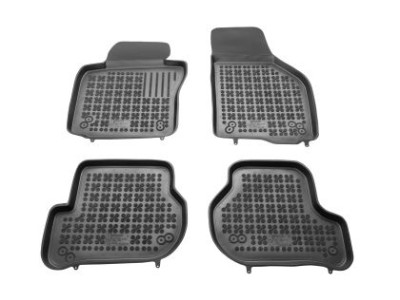 Λαστιχένια πατάκια Rezaw-Plast για VW Golf 5 και 6 / VW Jetta / Seat Leon και Toledo (2004-212) / VW Scirocco / Skoda Octavia 2 (2004-2013) - τύπου σκαφάκι - 4τμχ.