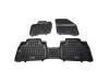 Λαστιχένια πατάκια Rezaw-Plast για FORD Galaxy III (2015-2023) / FORD S-Max II (2015+) - τύπου σκαφάκι - 3τμχ.