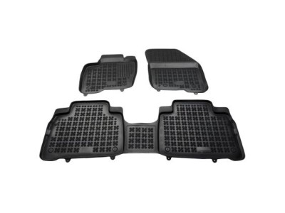Λαστιχένια πατάκια Rezaw-Plast για FORD Galaxy III (2015-2023) / FORD S-Max II (2015+) - τύπου σκαφάκι - 3τμχ.