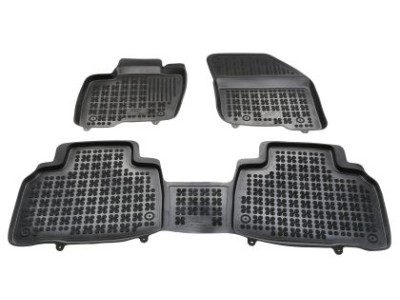 Λαστιχένια πατάκια Rezaw-Plast για FORD Edge II (2015–2023) - τύπου σκαφάκι - 3τμχ.