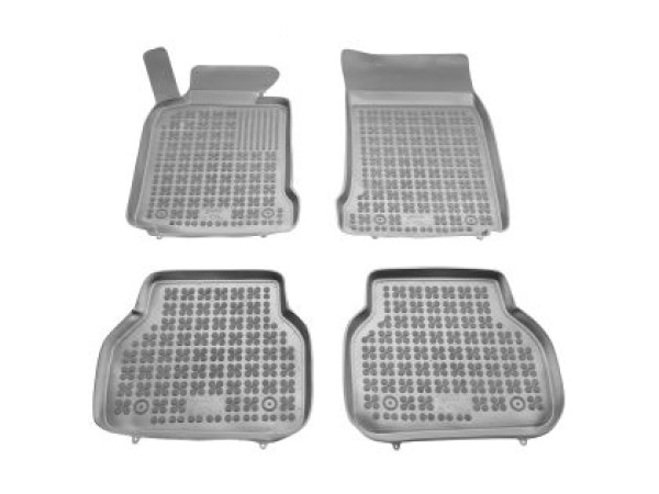Λαστιχένια πατάκια Rezaw-Plast για BMW σειρά 5 E39 (1996-2003) - τύπου σκαφάκι - γκρι - 4τμχ.
