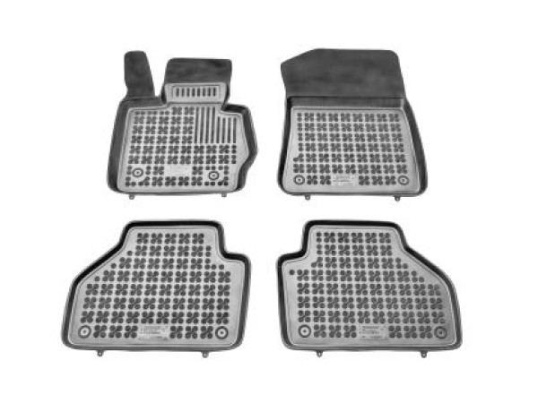 Λαστιχένια πατάκια Rezaw-Plast για BMW X3 F25 (2010-2017) / X4 F26 (2014-2018) - τύπου σκαφάκι - 4τμχ.