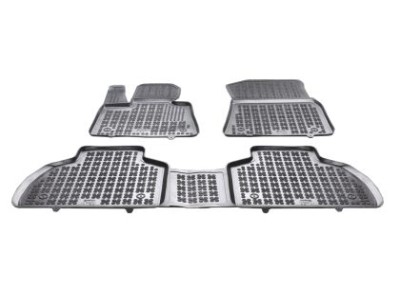 Λαστιχένια πατάκια Rezaw-Plast για BMW X7 G07 (2018+) - τύπου σκαφάκι - 3τμχ.