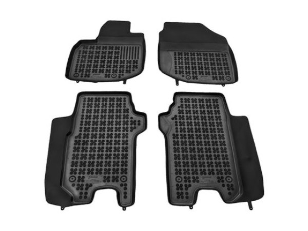 Λαστιχένια πατάκια Rezaw-Plast για HONDA Jazz II (2008-2015) - τύπου σκαφάκι - 4τμχ.
