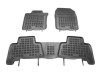 Λαστιχένια πατάκια Rezaw-Plast για Toyota Land Cruiser J150 IV (2010+) - τύπου σκαφάκι - 3τμχ.