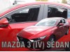 Ανεμοθραύστες Heko για MAZDA 3 (2019+) 4D - 4 τμχ. εμπρός και πίσω