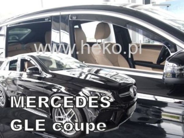 Ανεμοθραύστες Heko για Mercedes GLE coupe C292 (2016+) 5 πορτο - 4 τμχ. εμπρός και πίσω