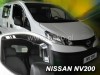 Ανεμοθραύστες Heko για Nissan NV200 (2009+) 2/4 πορτο - 2 τμχ. εμπρός