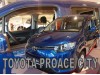 Ανεμοθραύστες Heko για OPEL Combo E 5d / CITROEN Berlingo / PEUGEOT Rifter / TOYOTA ProAce City (2018+) - 4 τμχ. εμπρός και πίσω