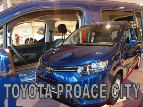 Ανεμοθραύστες Heko για OPEL Combo E 5d / CITROEN Berlingo / PEUGEOT Rifter / TOYOTA ProAce City (2018+) - 4 τμχ. εμπρός και πίσω