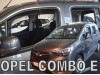 Ανεμοθραύστες Heko για OPEL Combo E 5d / CITROEN Berlingo / PEUGEOT Rifter / TOYOTA ProAce City (2018+) - 4 τμχ. εμπρός και πίσω