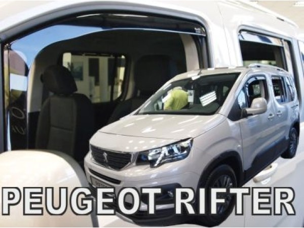 Ανεμοθραύστες Heko για OPEL Combo E 5d / CITROEN Berlingo / PEUGEOT Rifter / TOYOTA ProAce City (2018+) - 4 τμχ. εμπρός και πίσω