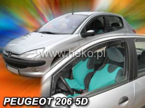 Ανεμοθραύστες Heko για Peugeot 206 combi - 4 τμχ. εμπρός και πίσω