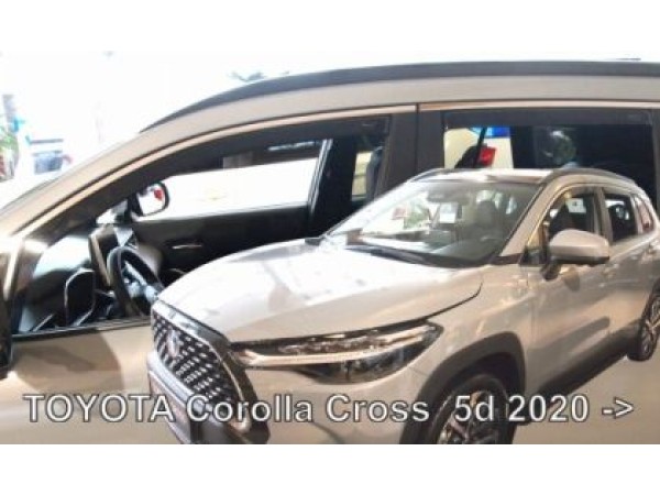 Ανεμοθραύστες Heko για Toyota Corolla Cross (2020+) - 4 τμχ. εμπρός και πίσω