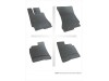 Λαστιχένια πατάκια Frogum για Mercedes W221 S-Class (2005-2012) - 4τμχ.
