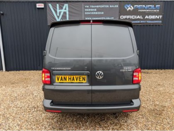 Αεροτομή οροφής για Volkswagen Transporter T6 με διπλή πόρτα (2016+)- μαύρη γυαλιστερή